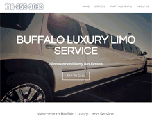 Tablet Screenshot of buffaloluxurylimo.com